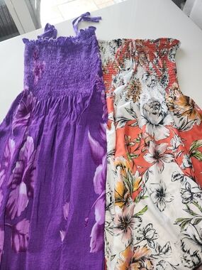 2 Sundress For Resort Or Vacation.